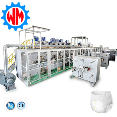 kopen High Efficiency Full Servo Baby Diaper Making Machine Intelligente PLC Control Wereldwijde Export online manufacture