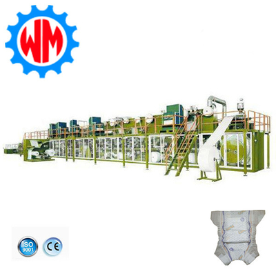 kopen 2025 Nieuwe full servo baby luier productielijn met verpakkingssysteem en afvalverwijdering online manufacture