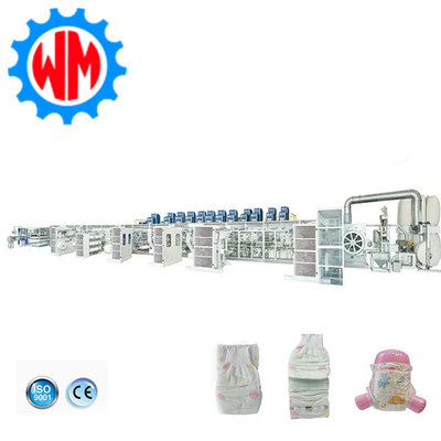 kopen High Efficiency Baby Diaper Machine Low Noise Diaper Manufacturing Plant online manufacture