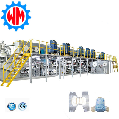 kopen 2025 Nieuwe intelligente full servo volwassen luier productielijn Automatische werking met CE online manufacture