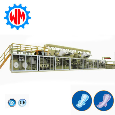 kopen High Speed Full Servo Sanitary Napkin Production Line met CE Export naar Zuid-Amerika online vervaardiging