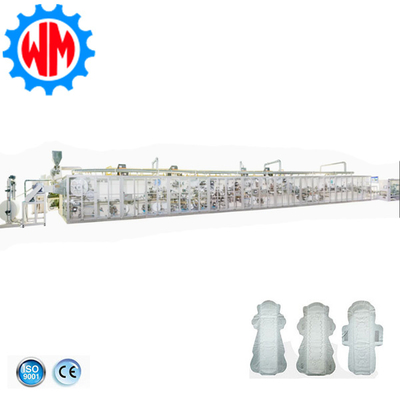 kopen Professionele gepersonaliseerde productielijn van sanitaire pads snelle levering met ISO9001 fabriek online vervaardiging