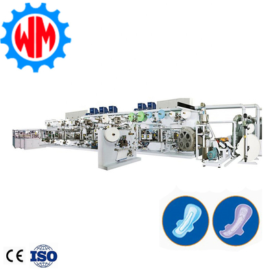 kopen High Speed Automatic Packaging Sanitary Pad Making Machine PLC Control  online vervaardiging