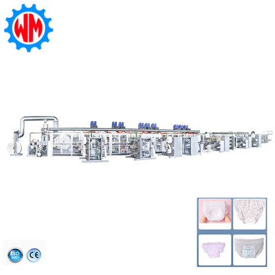 kopen High Efficiency Full Servo Menstrual Panties Making Machine met overzeese training online vervaardiging
