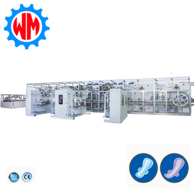 kopen Stabiel werk Sanitair pad maken machine 1200pcs/min Aanpasbaar systeem online vervaardiging