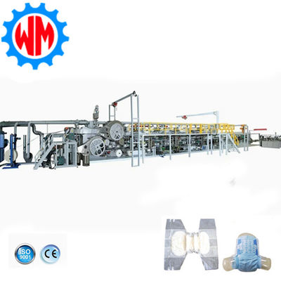 kopen Versatile Full Servo Adult Diaper Making Machine for Various Sizes and Styles of Diapers online vervaardiging