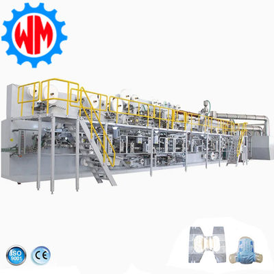 kopen High-Performance Full Servo Adult Diaper Making Machine for Large-Scale Production Needs online vervaardiging