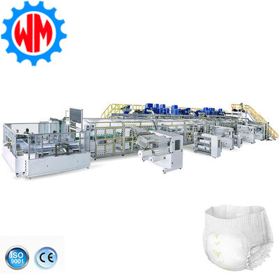 kopen 600pcs/min Baby Pull-Ups luier training broek maken Machine Full Servo Smart Panel Control online vervaardiging