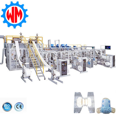kopen 97% gekwalificeerd tarief met 250-450pcs/min Adult Diaper Making Machine online vervaardiging