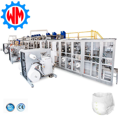 Volledige servo baby luier maken machine PLC controle met professionele aanpassing