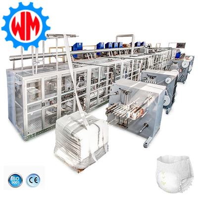800 stuks/min Volledige servo baby luier maken machine PLC controle met CE Global Export