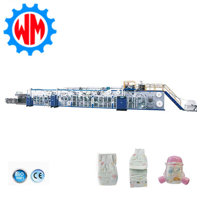 High Speed Baby Diapers Making Machine Kleinschalige luierproductielijn