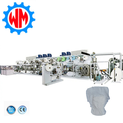 Hoogwaardige volledige servo baby luier productielijn voor superieure productie met CE