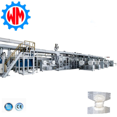 Global Export Full Servo Adult Diaper Making Machine Automatisch systeem met goede after-sale