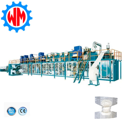 Een laag energieverbruikende luiermachine voor volwassenen met CE-hoge efficiëntie