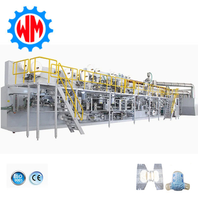 Professionele fabriek High Speed Full Servo Adult Diaper Making Machine met ISO9001