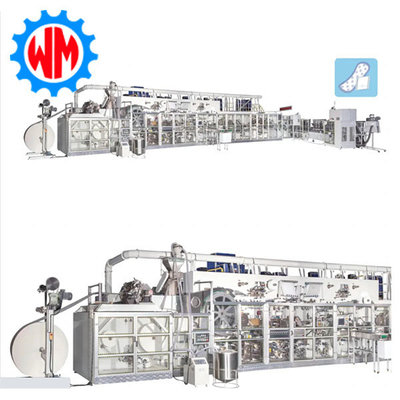 1500 stuks/min Sanitaire servetten maken Machines op maat Sanitaire pads Machines