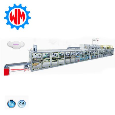 Volledig automatische machine voor het maken van hygiënische servetten met verpakkingssysteem