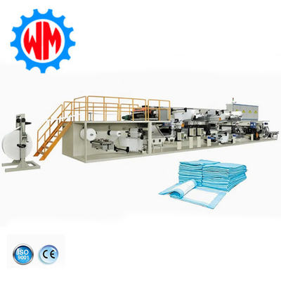 2025 Nieuwe technologie Full Servo Underpad Maker Machinery met CE