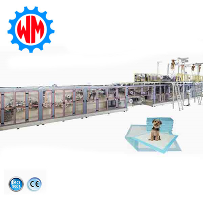 High Speed Stable 250 Meter/min Underpad Making Machine met CE
