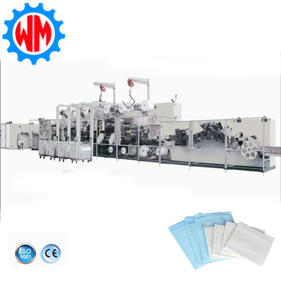 250m/min-350m/min Onderpad fabricage machine 90% efficiëntie