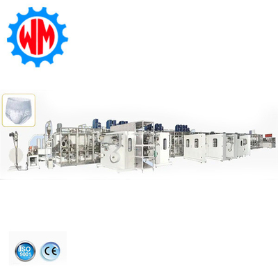Makkelijk onderhoud Full Servo Big Ring Waist Baby luier maken machine met CE