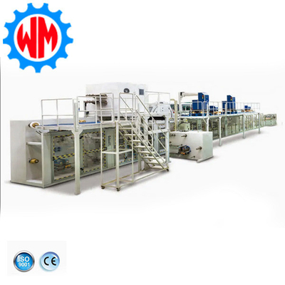 High Speed Baby Diaper Manufacturing Machine PLC Control Aanpasbaar