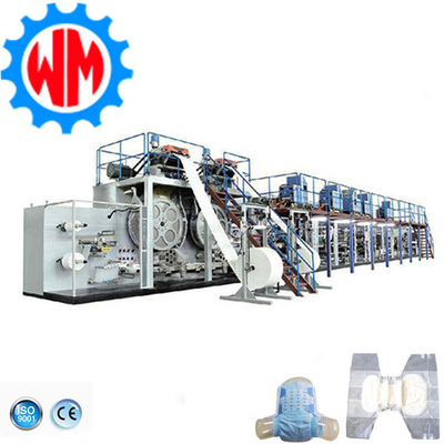 Geavanceerde High Speed 350PCS/Minute Adult Diaper Making Machine Gemakkelijk onderhoud