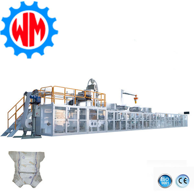 400KW geavanceerde nieuwe baby luier maken machine PLC controle Gemakkelijk te bedienen