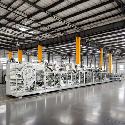 High Speed Adult Diapers Productielijn 250-400 stuks/min Intelligente systeem