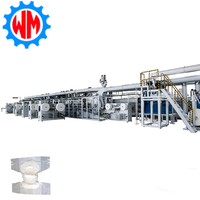 Hot Sell Geavanceerde 350 stuks/min Volwassen Luiers Productielijn met 2-3 Operators