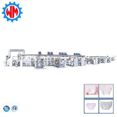 High Efficiency Full Servo Menstrual Panties Making Machine met overzeese training
